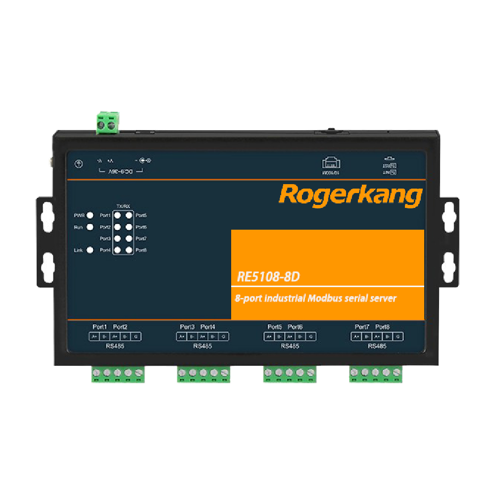 RE5108工業級8路RS232/485串口服務器